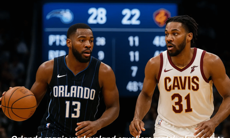 Orlando Magic vs Cleveland Cavaliers Match Player Stats