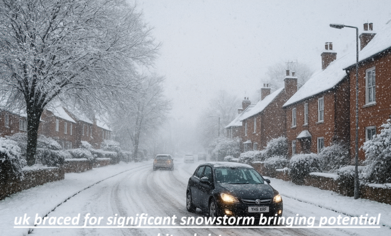 UK Braced for Significant Snowstorm Bringing Potential White Christmas