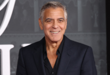 george clooney was disturbed seeing old footage of himself.