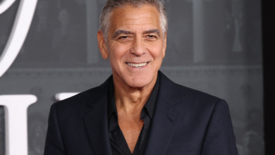 george clooney was disturbed seeing old footage of himself.