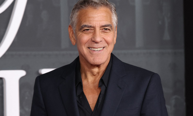 george clooney was disturbed seeing old footage of himself.